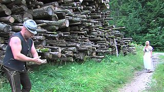 Bavarian Babe Rammed Hard - Blonde student fucked in classroom