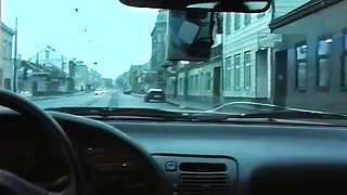 Bitch with a tight pussy sucking dick like a slut