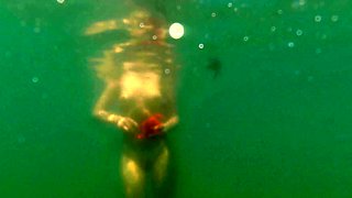 Lovita Fate is having fun on the boat and showing her holes in jeans