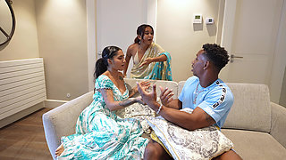 Interracial Foursome Two Asian Friends Domun Their Husbands and Make an Amazing Foursome - Yasmina Khan- Mia Z