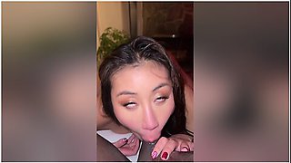 Nicole Doshi - Slutty Asian Suck & Ride Bbc Till Huge Creampie
