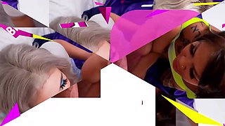 Best friends - hoes lost in a hike stumble upon a lucky gorgeous stud and use him for a free rail