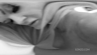 FIRST EVER ANAL-Busty Blonde Miss Sally Gets Her Virgin Ass