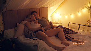 The film is enjoyable, but the steamy sex is even better! Real couple brings mutual pleasure and indulges in passionate sideways sex