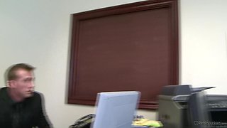 Steamy Office Encounter with Dylan Riley's Blonde Charm