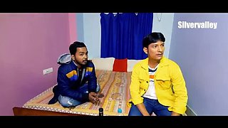 Hot Indian Teen's First Threesome - Asian MILF & Young Guy Creampie Her!