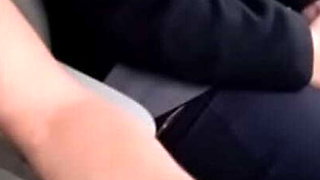 Horny Hitchhiker Gets Fucked in Car - Amateur Public Sex