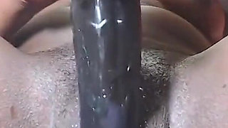 Pounding My Pussy with 12inch Dildo Creaming Orgasms