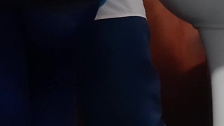 Anal Sex in Bathroom Recorded with Cell Phone Camera