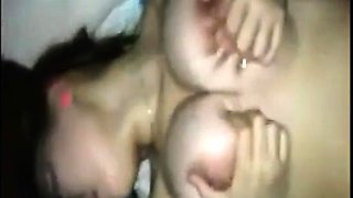 Fucking a korean girl with nice huge tits