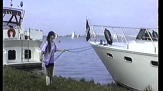 German Slut Got Hardcore Fucked on the Boat