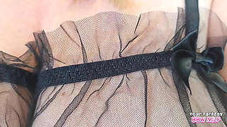 Bury Your Face Between My Massive Tits - Amateur Mature BBW Milf Wife Homemade Cheating Slut  Big Tits