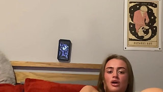 Scottish horny emo loves to be watched while fingering