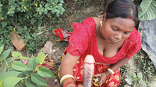 My Indian wife outdoor fucking sex