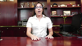 Sinn Sage and Taliah Mac get it on at the law office