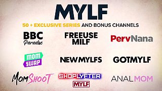 Gotmylf - horny sonny extracts his Big Cock and feeds lonely housewife Anissa Kate while cleaning