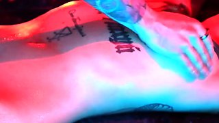 Marseline's first massage lesson completed in orgasm,