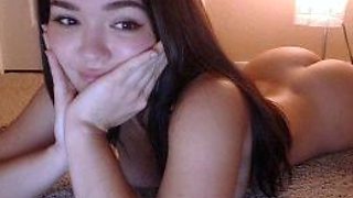 Brunette Solo Webcam Masturbation