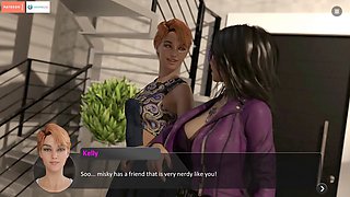 MissKitty2K stars in The Spellbook - The Party, a naughty 3D anime porn experience