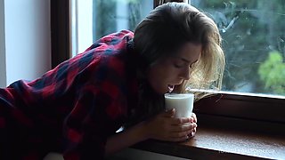 Lily Chey Surrenders to Erotic Blonde Milk Passion