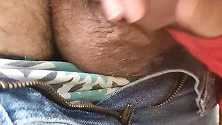 Felation on a risky hike in the forest