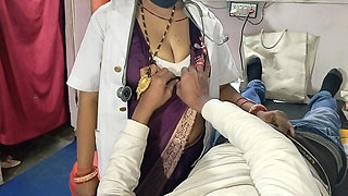 The lady doctor fucked hard when I was checking my body in clinic