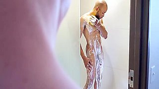 Twink Uses His Cock To Pry Open Tight Ass In Shower 20 Min