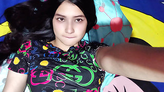 Sucking stepdad's cock