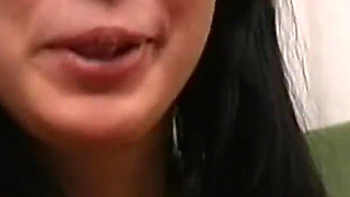 Threesomes with Fantastic Horny Girl Fucked and Creampied by Two Vintage Huge Cocks