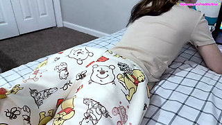 Skinny Teen Gets Cum Filled Mouth - Blowjob POV with Petite 18 Year Old