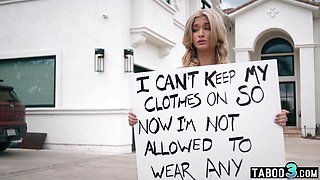 Naive teen accepting a dudes noble offer