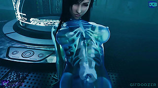 Slime Tifa dildo play