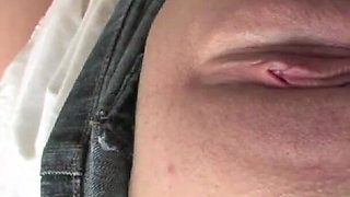 Blindfolded german chick gets fucked and facialized