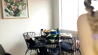 Latina teen Renae Cruz hot solo dildo masturbation