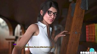 Hot Librarian Babe Exposed at Lust Academy