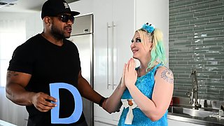 Sexy Pornstar Receives Interracial Sex