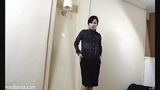 Hairy Pussy & Custom Stockings - Wanilianna Amateur Hotel Fuck