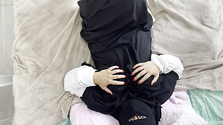 Arab Stepmom Seduces Stepson, No Panties, Gets Hot Cum In Pussy