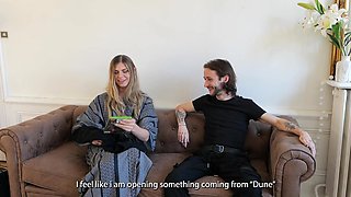 Experience raw French passion in a couple's intense intimate clash