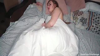While My Sister Is Sleeping, I Fucked Her In The Mouth, In The Pussy, And Cum In The Ass