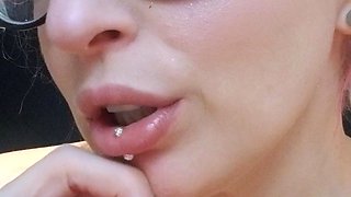 Big boobs milf masturbates with her dildo