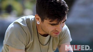 Hot mom wants a massage but things spiral out of control...