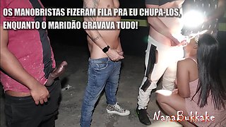 Nana Bukkake Gangbang - Nana