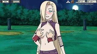 Naruto: Trainer Kunoichi - Teen Ino Yamanaka with big virgin ass has anal sex for the first time. She got creampied - 3