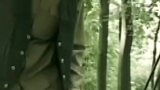 She Gets Fucked in the Ass by the Hunter While Her Friend Watches