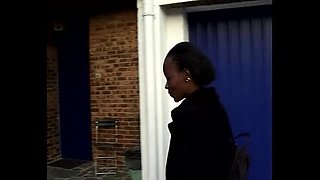 French amateur babe shares big dick with sexy ebony slut in retro movie