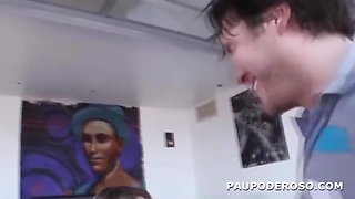 Cock Lover Blonde Likes Deep On Her Throat And Pussy