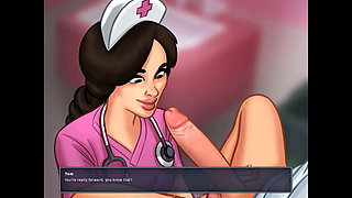 Summertime Saga: Hot Nurse Sucks A Big Cock In The Hospital-Ep 162