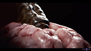 Mad Scientist Fucked By Her Lesbian Frankenstein Monster In Parasited Pussy Eating Possession