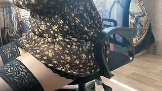 Step Sister Caresses Her Pussy While Alone at Home, Compilation